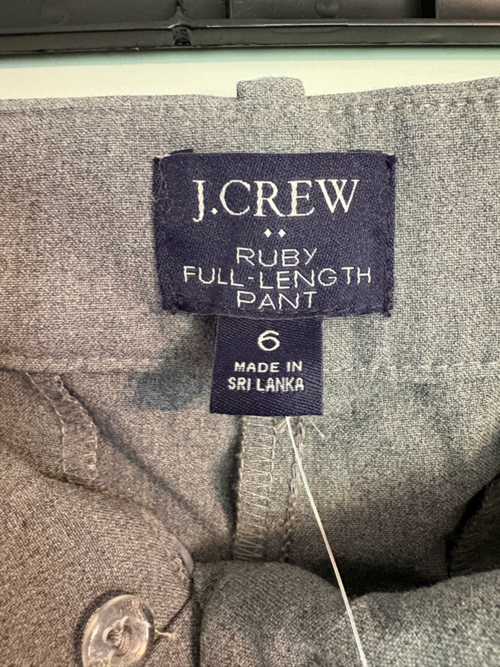 NEW J. Crew 6 Gray Women's Full Length Dress Work Career Pants - Picture 3 of 7